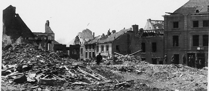 Perwez - Ruines en mai 1940
