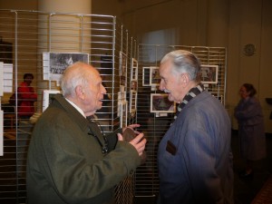 Achille Delforge, de Cecipho, et Raymond Gilsoul, Président du Cercle historique (Crédit photo: G.Maniquet)